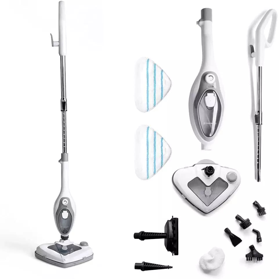 Steam and Go Steam Mop Floor Steamer with Handheld Steam Cleaner for Tile and Gr