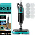 Steam Mop Floor Steamer Scrubber: Hardwood Tile Laminate and Vinyl Hard Surfa...